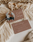 Modern Boho Business Card with Photo Canva Template | Amiri - Trendy Fox Studio