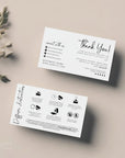 Modern Boho Car Diffuser Care and Thank You Business Card Canva Template | Rylee - Trendy Fox Studio