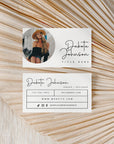 Modern Boho Photo Business Card Canva Template | Blair - Trendy Fox Studio