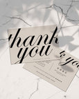 Modern Chic Business Thank You Card Canva Template - Trendy Fox Studio