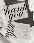 Modern Chic Business Thank You Card Canva Template - Trendy Fox Studio