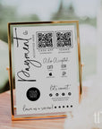 Modern Elegant Scan to Pay Sign, Accepted Payments Sign with 2 QR codes Canva Template | Rylee - Trendy Fox Studio