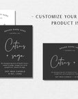 Modern Minimal Script Candle Label Canva Template | Shiloh - Trendy Fox Studio