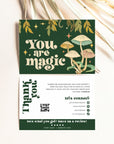 Mushroom You are Magic Business Thank You Card Canva Template - Trendy Fox Studio