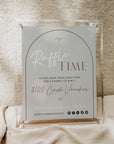 Raffle Enter to Win Sign Canva Template | Nora - Trendy Fox Studio