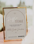 Raffle Enter to Win Sign Canva Template | Nora - Trendy Fox Studio