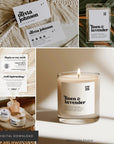 Retro Candle Branding Kit Canva Template | Dani