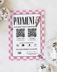 Scan to Pay Sign 2 QR Code Canva Template | Brooks (Copy) - Trendy Fox Studio