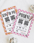 Scan to Pay Sign 2 QR Code Canva Template | Brooks (Copy) - Trendy Fox Studio