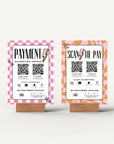 Scan to Pay Sign 2 QR Code Canva Template | Brooks (Copy) - Trendy Fox Studio