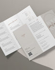 Tri - Fold Price List, Brochure Rack Card Price Menu, Canva Template | Nora - Trendy Fox Studio