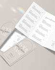 Tri - Fold Price List, Brochure Rack Card Price Menu, Canva Template | Nora - Trendy Fox Studio