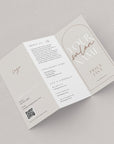 Tri - Fold Price List, Brochure Rack Card Price Menu, Canva Template | Nora - Trendy Fox Studio