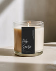 Vertical Thin Black Candle Label Canva Template | Ashe - Trendy Fox Studio