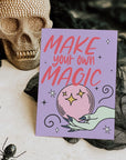 Witchy Halloween Business Thank You Card Canva Template | Made with Magic Witch - Trendy Fox Studio