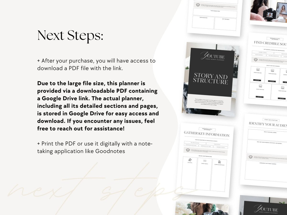 YouTube Script Planner - Trendy Fox Studio