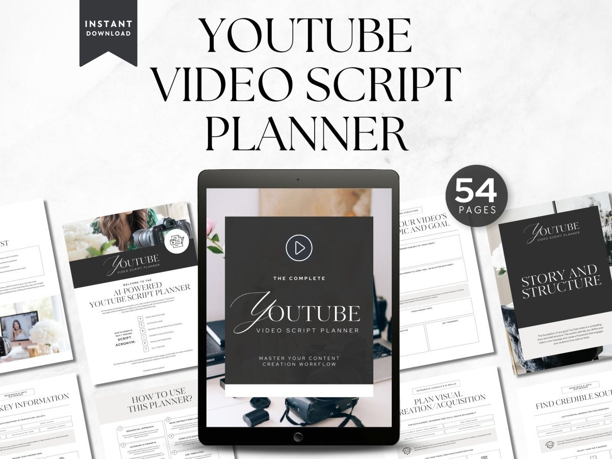 YouTube Script Planner - Trendy Fox Studio