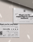 Business Thank You Card Canva Template | Dani - Trendy Fox Studio
