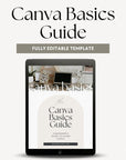 Canva Basics Quick Start Guide, Done-For-You Canva Manual | Canva Template - Trendy Fox Studio