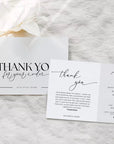 Elegant Minimal Business Thank You Card Canva Template | Cinna - Trendy Fox Studio