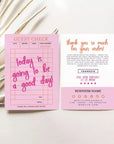 Guest Check Trendy Business Thank You Card Canva Template - Trendy Fox Studio
