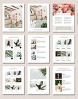 Line Sheet Template, Editable Wholesale Catalog, Pricing & Services Guide Canva Template - Trendy Fox Studio