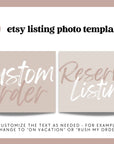 Modern Boho Etsy Shop Kit Canva Template | Etsy Banner, Listing Photos, Icon | Loxli - Trendy Fox Studio