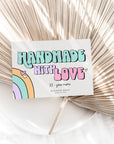 Pastel Rainbow Business Thank You Card Canva Template | Bryn - Trendy Fox Studio