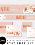 Pastel Rainbow Etsy Shop Kit Canva Template | Etsy Banner, Listing Photos, Icon | Beth - Trendy Fox Studio