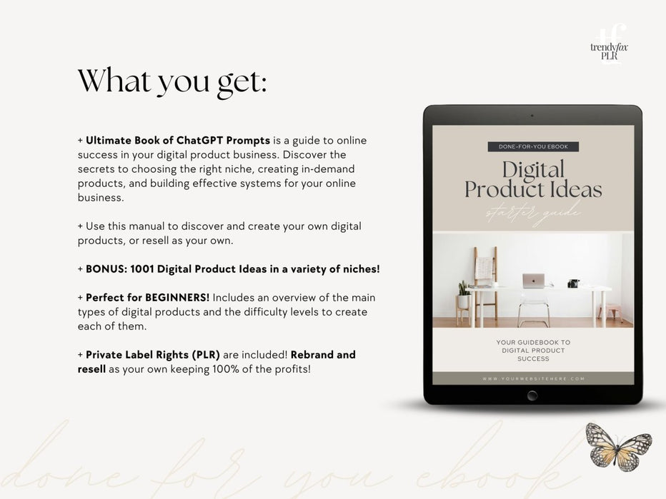PLR Digital Product Ideas for Passive Income | Canva eBook Template ...