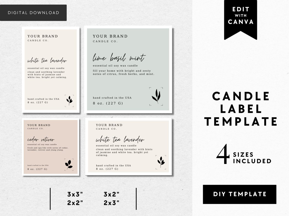 Printable Rustic Labels Digital Wood Tags. Scrapbooking Printables,