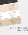 Soap Bar Wrap Label Canva Template | Dusk - Trendy Fox Studio