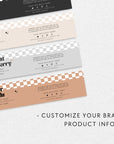 Soap Bar Wrap Label Canva Template | Pixie - Trendy Fox Studio