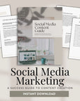 Social Media Marketing & Content Guide for Passive Income, Digital Marketing Guide - Trendy Fox Studio