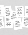 Sweary Affirmation Cards, NSFW Bada$$ Affirmation Printable Card Deck Bundle - Trendy Fox Studio