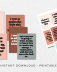 Sweary Affirmation Cards, NSFW Bada$$ Affirmation Printable Card Deck Part 1 - Trendy Fox Studio