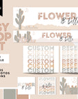 Western Etsy Shop Kit Canva Template | Etsy Banner, Listing Photos, Icon | Rhodes - Trendy Fox Studio